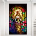 thumbnail image 1 of Diamond Painting 5D DIY Full Round Drill Glass Girl Home Decor (A7614) JShteea El nuevo, 1 of 9