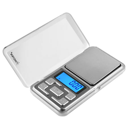 Silver New 200g x 0.01g Mini Digital Scale Jewelry Pocket Balance Gram LCD