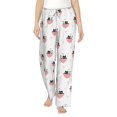 thumbnail image 2 of Goofa Umbrella Cat Printed Soft Pajama Pants for Women, Wide Leg Comfy Casual Lounge Yoga Pants-Medium, 2 of 9