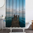 thumbnail image 4 of Cqxid Shower Curtain Under $10 Shower Curtain 70x70 Inch With 12 Plastic Hooks Waterproof Shower Curtain Bathroom Heavy Side Shower Curtain Machine Washable Quick Dry, 4 of 8