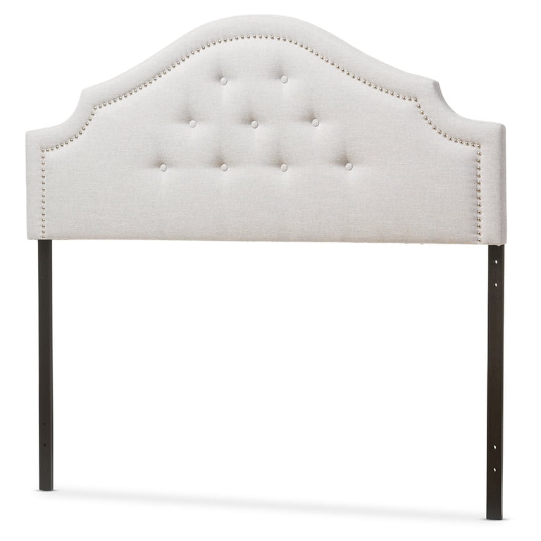 Baxton Studio Cora King Headboard, Curved Nailhead photo 3