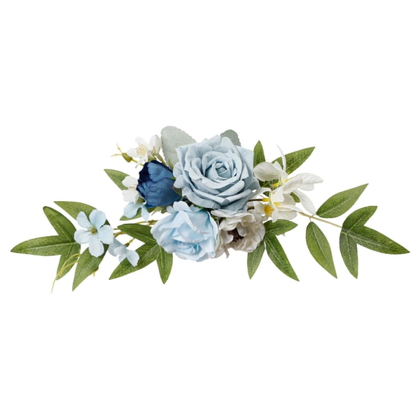 Iglesia BANCO Flores Ceremonia de boda Pasillo Silla Respaldo Floral Ligero Lujo Durable B