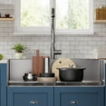 thumbnail image 5 of 33 in Gunmetal Black Stainless Steel sink 18 Gauge Single Bowl Drop-in /Topmount Kitchen Sink, 5 of 6