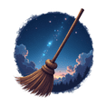 thumbnail image 5 of Magic Broomstick Stickers, Waterproof Witch Sticker for Water Bottle Laptop Phone Cases Planner Skateboard Luggage Helmet Party Favor Decor, Ideal for Adults Teens Teacher Rewards, 5 of 9