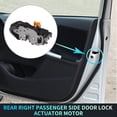 thumbnail image 2 of Actuador de motor de bloqueo de puerta eléctrica del lado del pasajero trasero único para GMC Terrain 2011-2017 No.13503784/13503808, 2 of 7