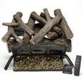 thumbnail image 3 of Bluegrass Living Vented Natural Gas Fireplace Log Set With Remote Control Kit - 18 in. Rustic Oak, 45,000 BTU - Model# BVL18-3-RO, 3 of 5