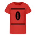 thumbnail image 5 of Girls T Shirts Short Sleeve Crewneck Casual Crayon Graphic Tshirts Kids Back to School Shirt 3-16 Years, 5 of 5