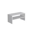 thumbnail image 2 of Basic 23" Wide 2-tier shelf Stackable Shoe Rack White, 2 of 14