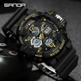 thumbnail image 5 of Sanda Men's Watches Sports Outdoor Waterproof Military Wrist Watch Date Multi Function Tactics LED Alarm Stopwatch, 5 of 6