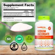 NutriBiotic Sodium Asscorbate Buffamin C Powder، 8 Oz