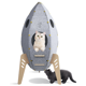 thumbnail image 1 of Árbol para gatos cohete, columpio para gatos, torre para gatos, casa para gatos, cama para gatos, cama para mascotas, regalo de cumpleaños para gatos, 1 of 8
