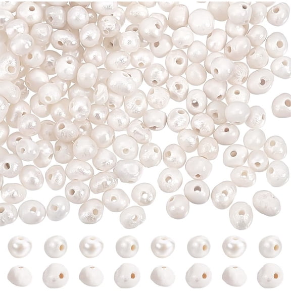 PH 200pcs Freshwater Pearl Beads 1.5~3mm Potato Shape Pearls Small Natural Pearls Loose Spacer Beads for Jewelry Making Beading Earrings Bracelets Necklaces Making DIY Crafts