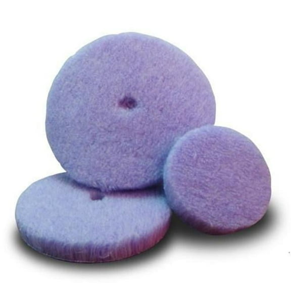 6.5 in. Foam Wool Cut Pad, Purple