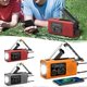thumbnail image 2 of Solar Emergency Radio 2000mAh Hand Crank NOAA Weather Radio with Flashlight, Phone Charger & SOS for Outdoor Survival, 2 of 5