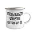 thumbnail image 2 of Sarcastic Welder Gifts, Amazing Awesome Wonderful Beautiful Welder, Birthday 12oz Camper Mug For Welder from Coworkers, Coworker gifts, Gifts for coworkers, Cheap coworker gifts, Unique coworker, 2 of 4