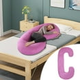 thumbnail image 5 of Pregnancy Pillow with C-Shaped Lumbar Support, Side Sleeping Pillow for Comfort, Removable Cover for Easy Cleaning, Soft and Breathable Material, Stylish Home Decor for Enhanced Sleep Experience, 5 of 6