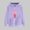 Purple#1, variant on Womens Sweatshirts Plus Size,Ladies' Valentine's Day Printed Long Sleeved Hooded Sweatshirt Top One Size Larger Purple M