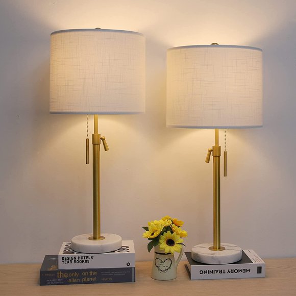 Two Pull Chain Table Lamps