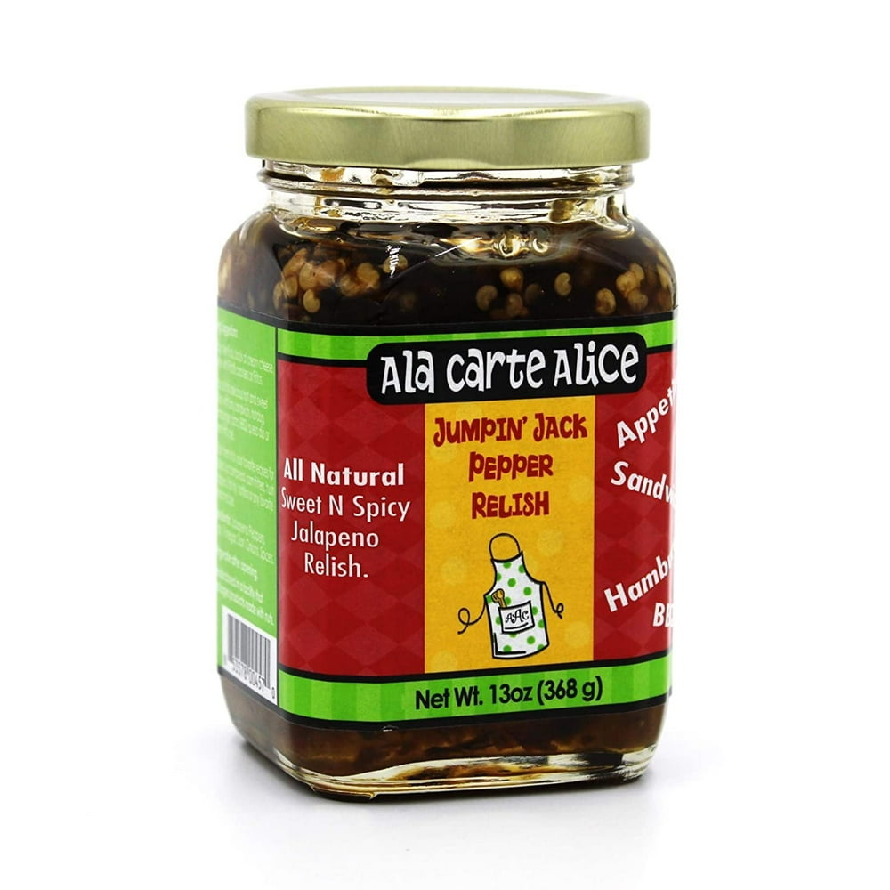 Ala Carte Alice Jumpin’ Jack Pepper Relish Handcrafted with Real