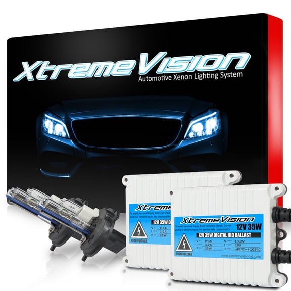 XtremeVision AC 35W  H4 HID Xenon Kit - 4300K 5000K 6000K 8000K 10000K