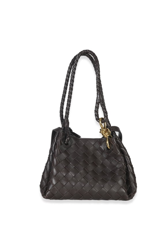Pre-Owned Bottega Veneta Fondant Nappa Intrecciato Small Parachute Bag