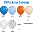 thumbnail image 2 of 12" Color Mix Latex Balloons, 35 Pieces, Colorful Balloons for Birthday Party Baby Shower Decoration, 2 of 3