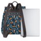 thumbnail image 3 of Disketp Playful Foxes Forest Blues Mochila de Cuero para Mujer, Bolso de Espalda Antirrobo con Estilo para Viaje, Trabajo y Uso Diario, 3 of 4