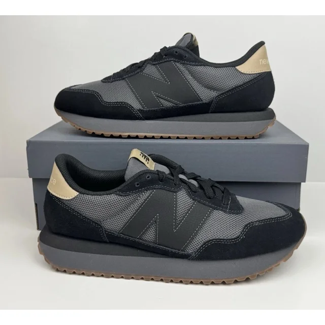 New Balance Lifestyle 237 Sneakers Men’s Size 8 Grey/Black MS237LOB