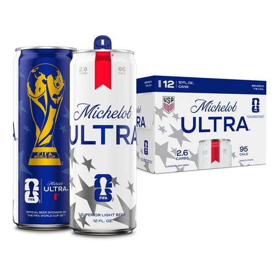 Michelob ULTRA Superior American Light Lager Beer 12 pack 12 fl oz Aluminum Cans 4.2% ABV