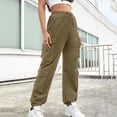 thumbnail image 5 of Pants for Women Womens Pants Casual Khaki Trousers for Women Loose Pants for Women Womens Wide Leg Pants with Pockets Summer Clothes for Women, 5 of 8