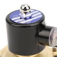 thumbnail image 4 of Brass Solenoid Valve, Stable Performance Stainless Steel Quick Opening Convenient Use Mechanical Valve, For Brass Valve Air AC110V, 4 of 8