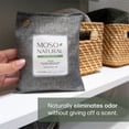 thumbnail image 2 of Moso Natural Air Purifying Bag, 200g Bamboo Charcoal Odor Absorber and Small Space Deodorizer, Closet Odor Eliminator and Car Air Freshener, 2 Pack, 2 of 10