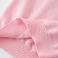 thumbnail image 4 of SonxaHe Toddler Girl Sweater Lace Collar Long Sleeve Knit Pullover Top Soft Comfy Fashion Winter Sweaters Pink,Sized 4-5, 4 of 4