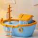 thumbnail image 3 of Piggy Bank Pirate Ship Money Bank Unbreakable Plastic Coin Bank Money Boxes Kids Pirate Ship Toys Sailboat Statue Model For Birthday, 3 of 5