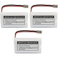 thumbnail image 2 of New! Genuine Uniden BBTY0651101 BT-1007 NiMH 600mAh DC 2.4V Rechargeable Cordless Telephone Battery (3-Pack), 2 of 2