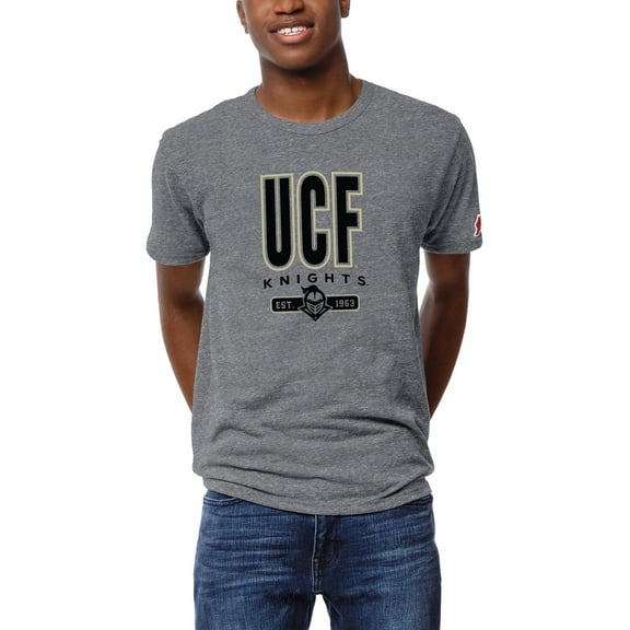 Men's League Collegiate Wear Heather Gray UCF Knights Victory Falls Tri-Blend T-Shirt