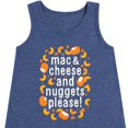 thumbnail image 3 of Instant Message - Mac & Cheese and Nuggets Please - Toddler & Youth Girls A-line Dress, 3 of 6