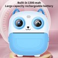 thumbnail image 6 of Children's Mini Printing Instant Cameras HD Camera Multi Functional Digital DSLR Camera For Photography And Printing Gifts for Family Light blue, 6 of 7