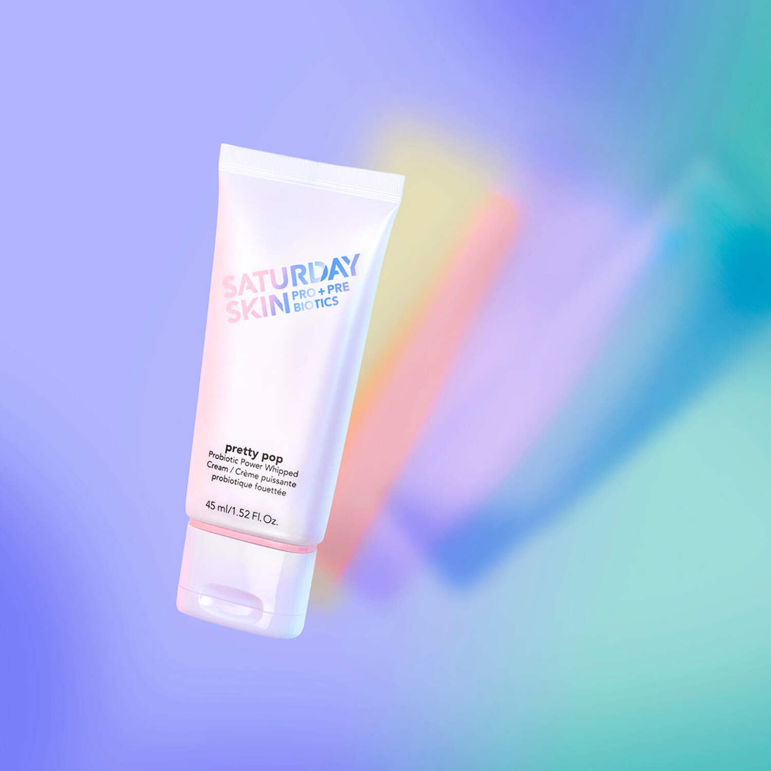 Saturday Skin Pretty Pop Prebiotics and Probiotics whipped Moisturizing cream Nourishing Allure Best of Beauty K-Beauty Winner 2020 (1.52 Fl Oz)