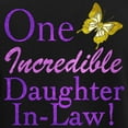 thumbnail image 3 of CafePress - One Incredible Daughter In Law Women's Dark Pajama - Women's Short Sleeve Print T-Shirt and Pants Dark Cotton Pajama Set, 3 of 7
