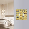 thumbnail image 5 of Dailycode Light Switch Plate Covers 2 Gang Wall Plate Plastics Outlet Covers for Kitchen Home Office Decor Backhoe Excavator Dump Truck, 5 of 8