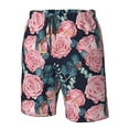 thumbnail image 4 of Fotbe Rose Flowers Trajes de Baño Estampados para Hombre, Shorts de Verano de Secado Rápido, Ropa de Playa, Bañadores-Medium, 4 of 6
