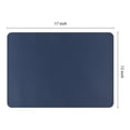 thumbnail image 4 of Unique Bargains 6 Pack Faux Leather Placemats for Kitchen Dining Table Decor Dark Blue, 4 of 7