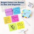 thumbnail image 6 of AGCAN 16 Pads Sticky Notes with Lines, 3 x 3 in Notepads with Lines, Ruled Sticky Memo Pads, 1600 Sheets Sticky Notes for Home, Office, Meeting, Dorm, Energy Boost Collection, 6 of 8