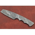 thumbnail image 6 of 7.5" long hand forged Damascus steel sheeps foot blank blade, 3.5" cutting edge, 6 of 6