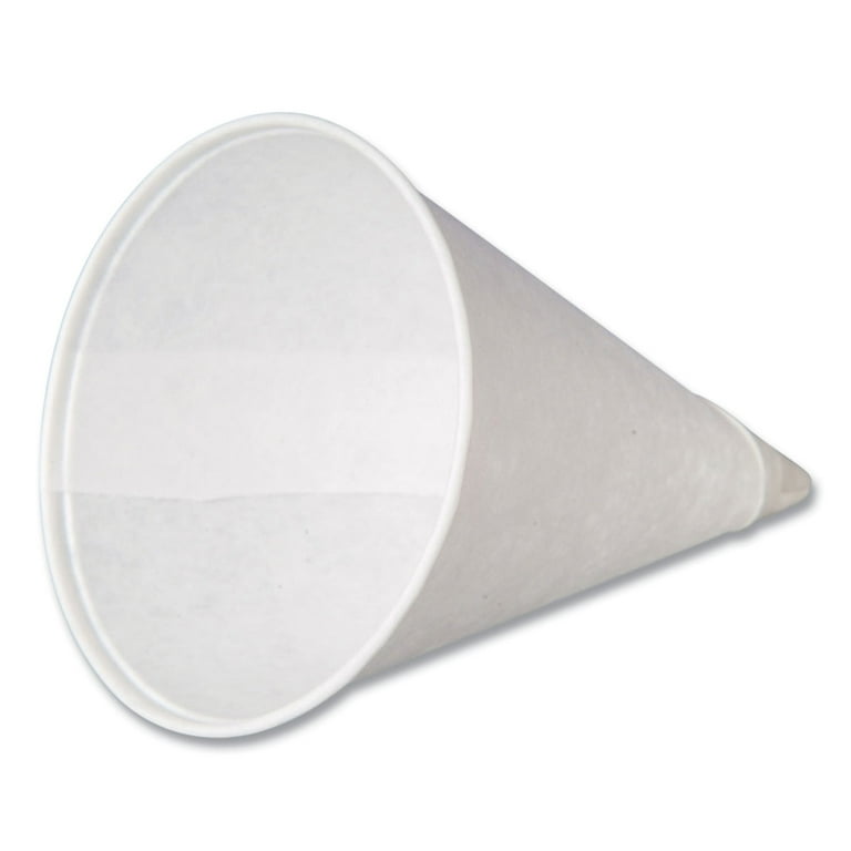 Paper Cone Cups, 3.2 oz, White, 5,000/Carton Paper Cone Cups, 3.2 oz, White, 5,000/Carton