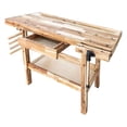 thumbnail image 1 of Olympia Tools 48 Inch Acacia Hardwood Woodworking Carpentry Workbench w/ Storage, 1 of 10