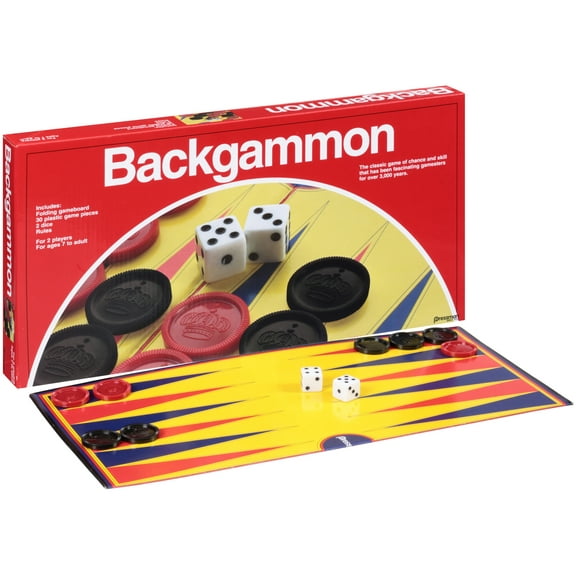 Pressman Toys - Backgammon Game With Fold Up Board
