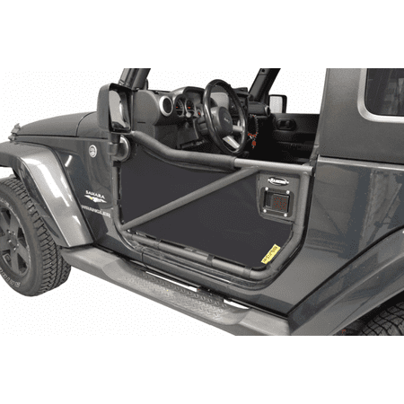 Dirtydog 2007 2018 Jeep Wrangler Jk 2 Door Tube Door Screen Black
