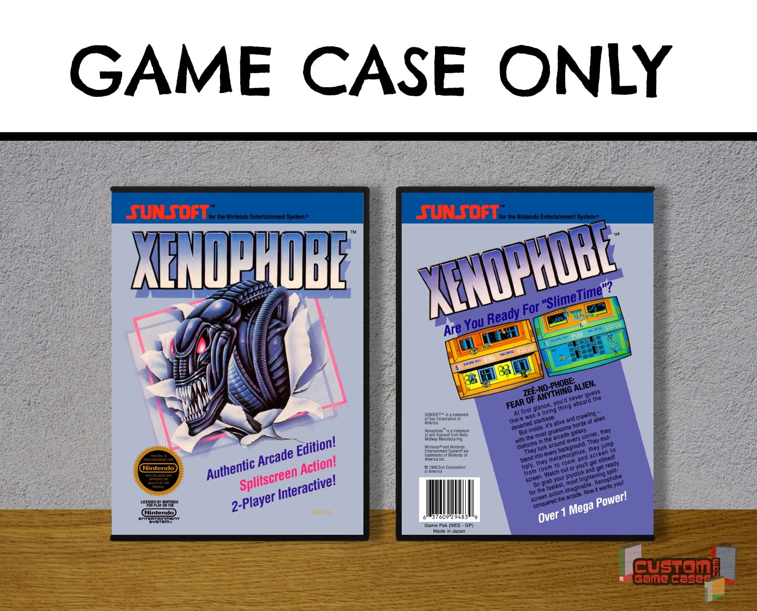 Xenophobe NESDG Nintendo Entertainment System Game Case Only